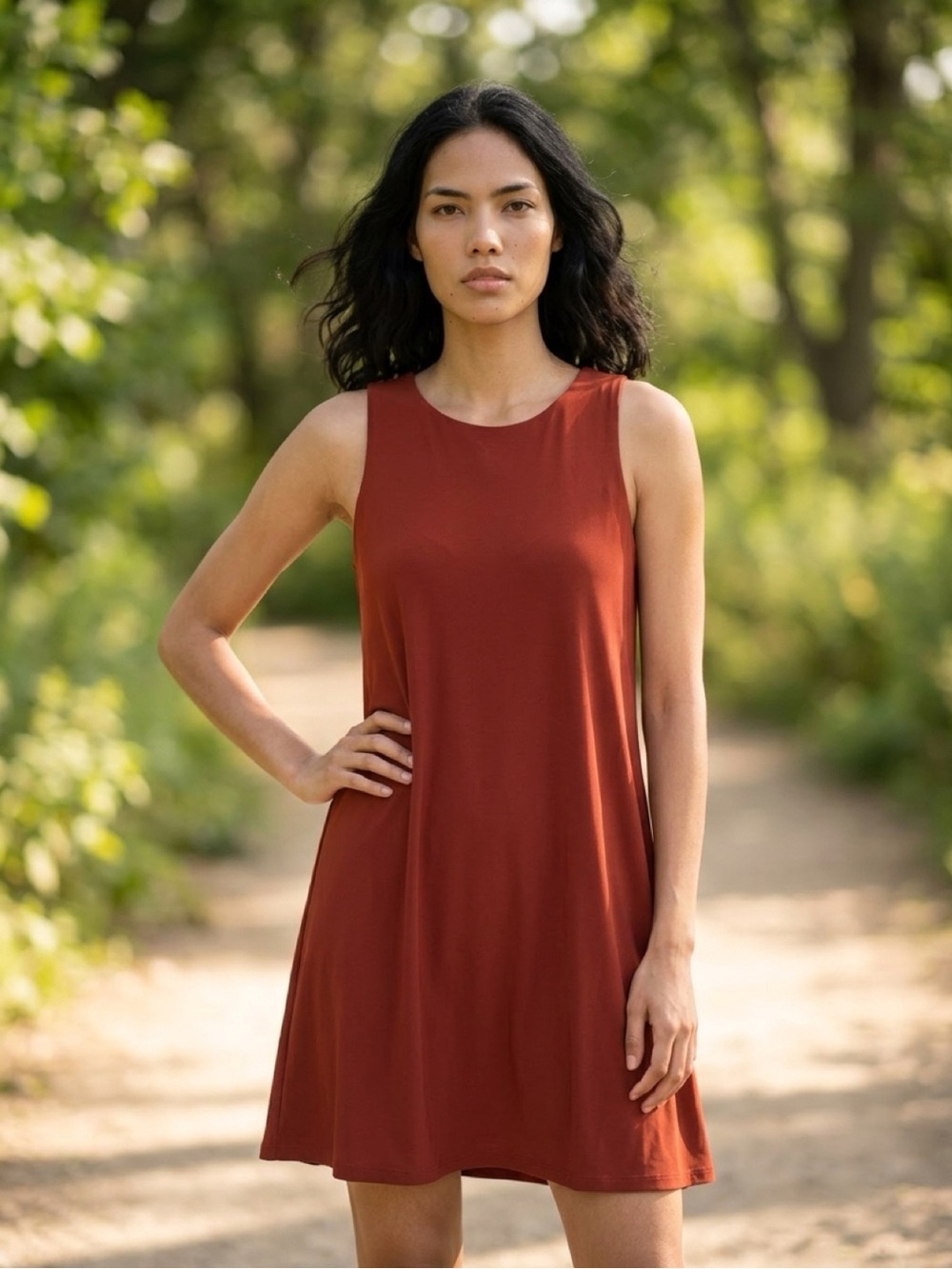 NWT Anne Klein Sleeveless Swing Dress, Size 8